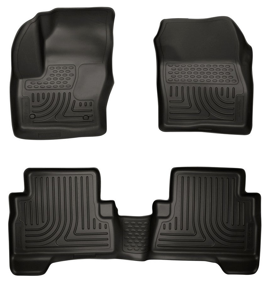 Husky Liners13-  Ford C-Max Front/ 2nd Floor Liners Black