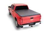 Hard Tri-Fold Lockable W/Tailgate Lock Black Vinyl Over Hard Board W/Alum Rails