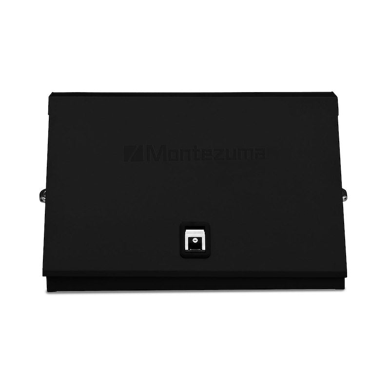 Montezuma Tool Box; TRIANGLE®; Portable; Single Lid; Powder Coated; Black; Steel; 36-3/4 Inch Length x 17-1/2 Inch Width x 21-5/8 Inch Height; Organize More Than 280 Tools