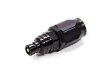 Load image into Gallery viewer, jiffytiteQ/R #6 Str Hose End Plug Valved Black