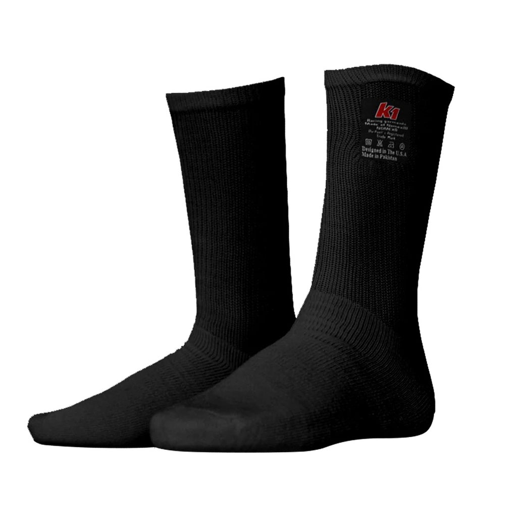 K1 RaceGearSocks Nomex K1 Black Youth