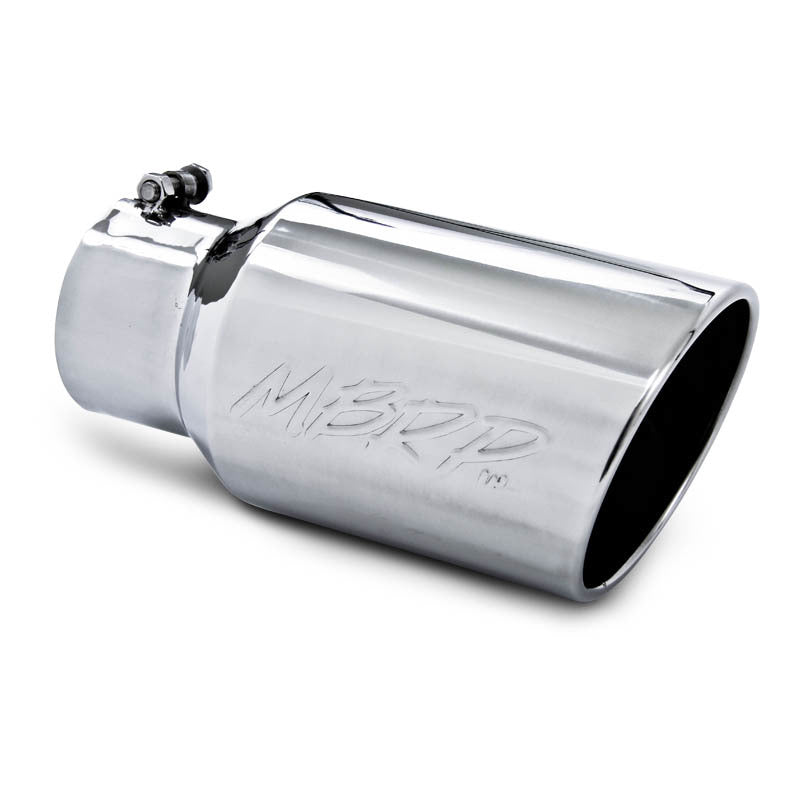 MBRP ExhaustTip 6in O.D. Angled Roll ed End  4in inlet