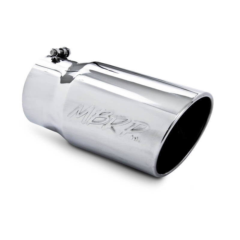 MBRP ExhaustTip 6in O.D. Angled Roll ed End  5in inlet