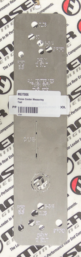 Moser EngineeringPinion Center Measuring Tool