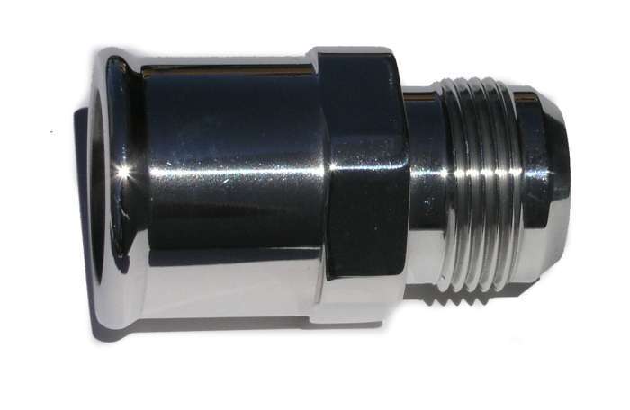 Meziere-16an Male to 1-1/2 Hose Adapter - Polished