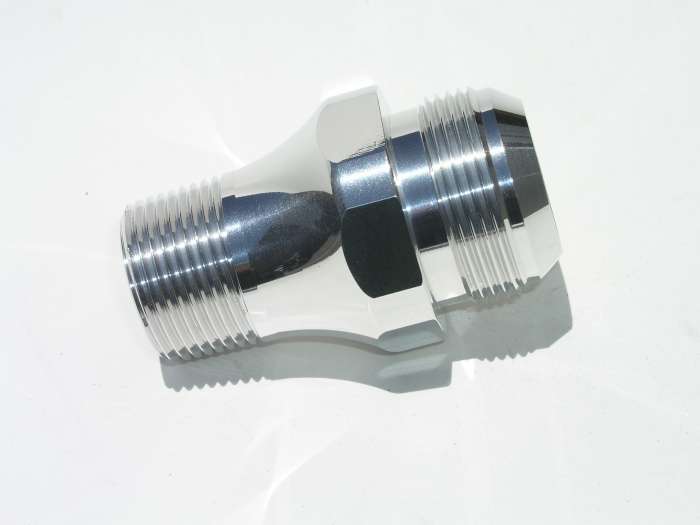 Meziere#20an Water Pump Fitting - Polished