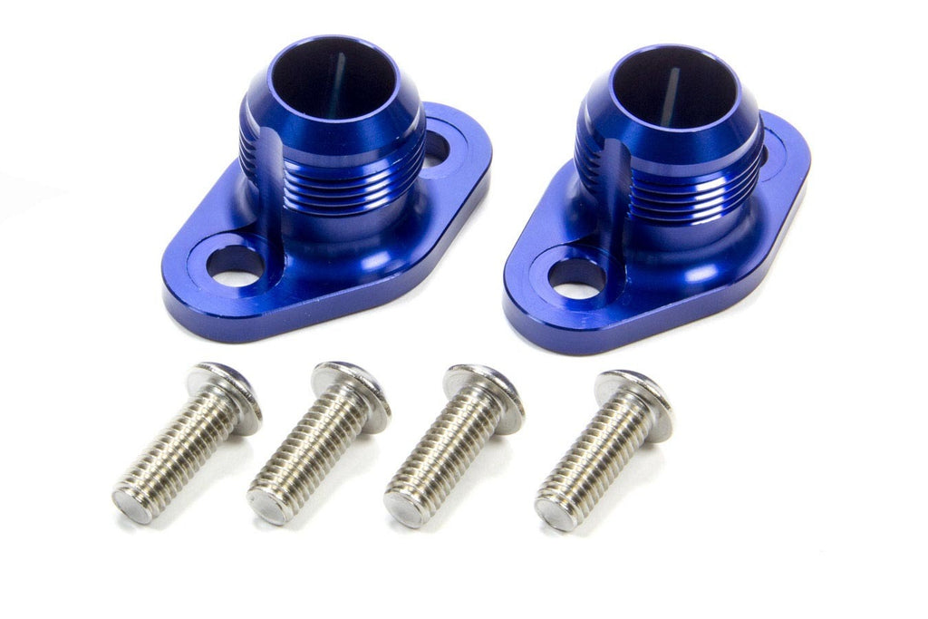 MeziereSBC #16 Water Pump Port Adapters - Blue (2pk)