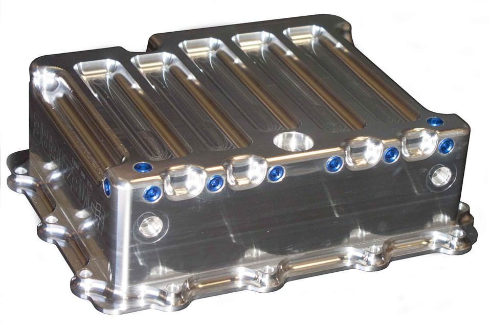 MeziereTransmission Pan - GM P/G - Aluminum