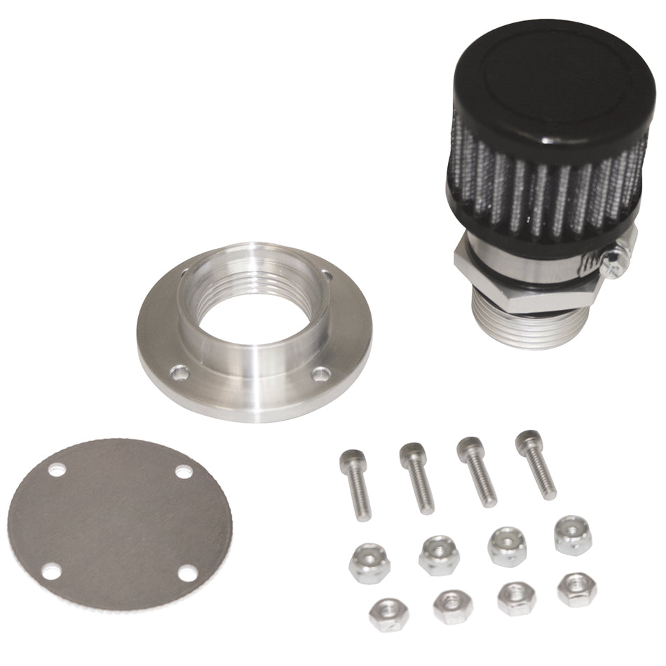 MorosoValve Cover Breather Kit Bolt In Style - Aluminum