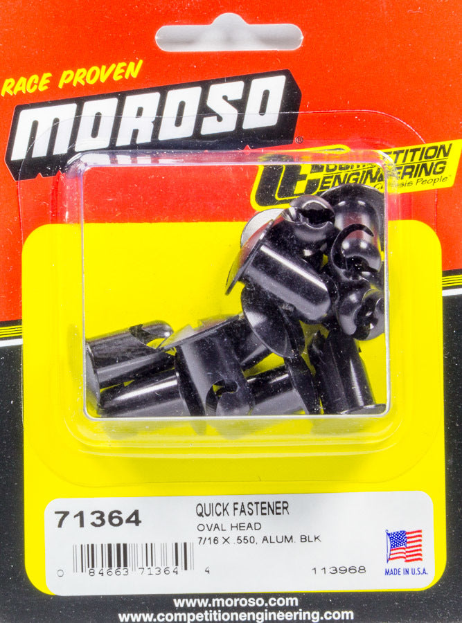 MorosoOval Head Quick Fastener 7/16 x .550