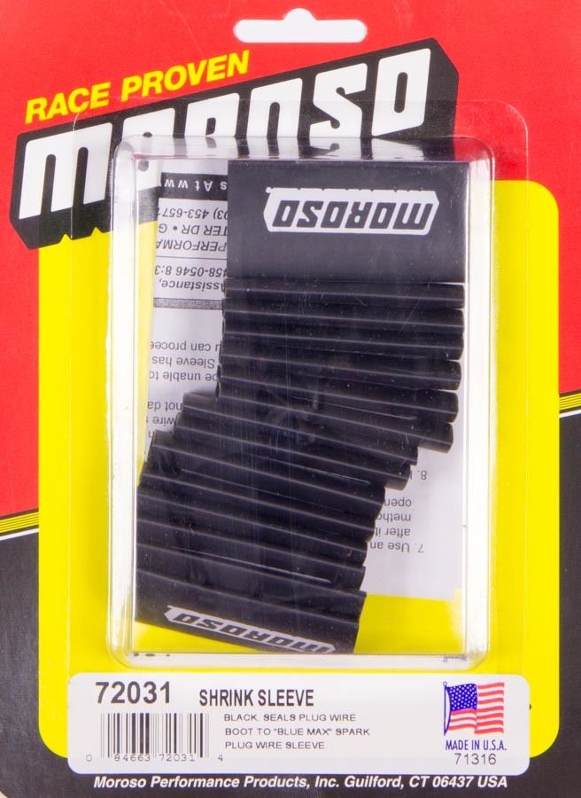 MorosoBlack Shrink Sleeve 18 Pieces