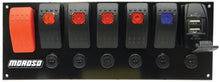 Load image into Gallery viewer, MorosoRocker LED Switch Panel w/Breakers &amp; USB Ports