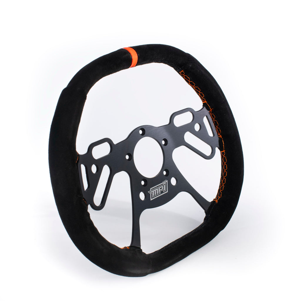 MPISteering Wheel Drag Race 13in Square Frame Black