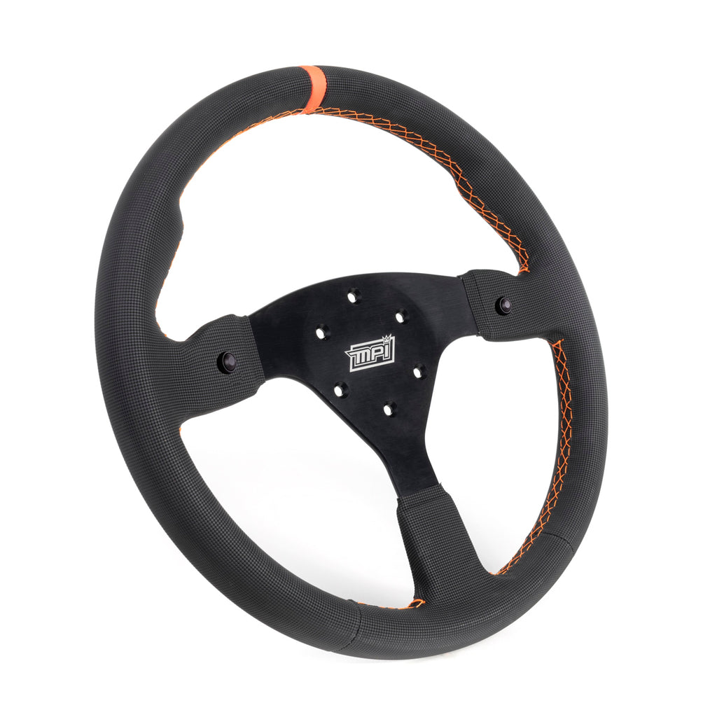 MPIOff Road Steering Wheel 14in Flat Suede