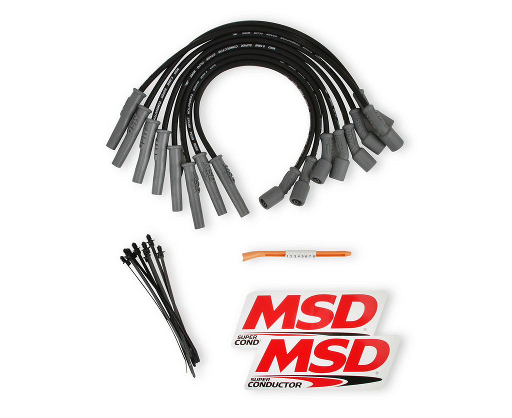 MSD8.5mm Plug Wire Set Ford Raptor 10-15 6.2L Black