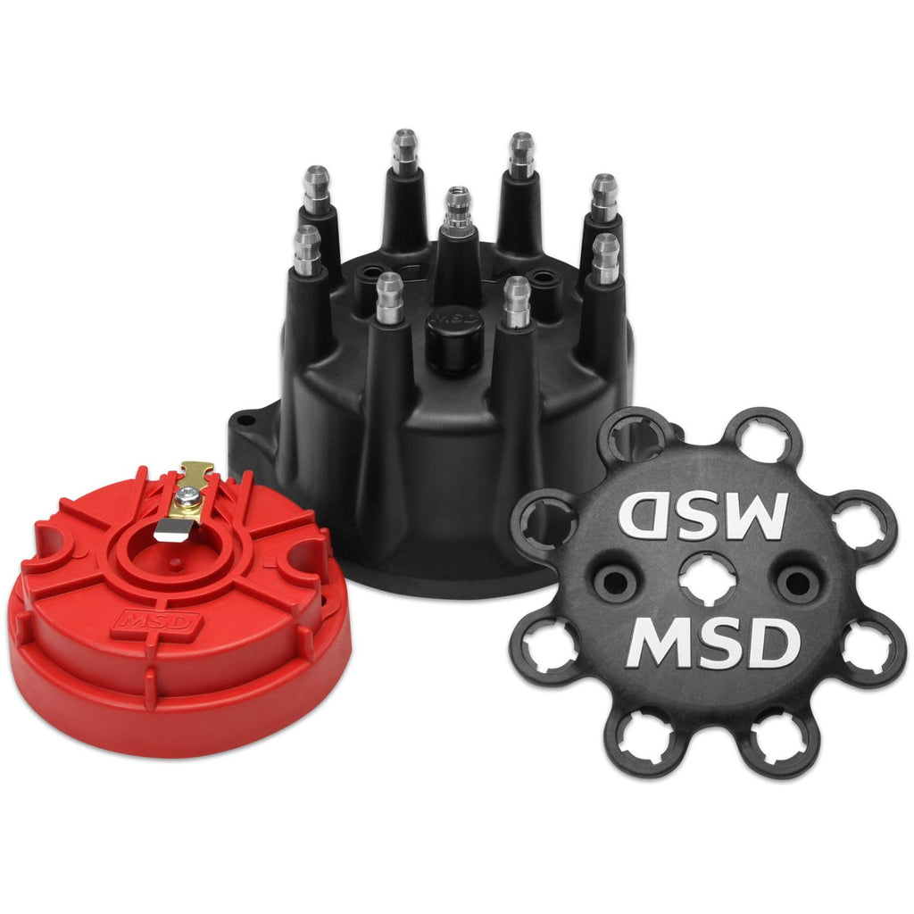 MSDDistributor Cap & Rotor Kit Small Diameter Black