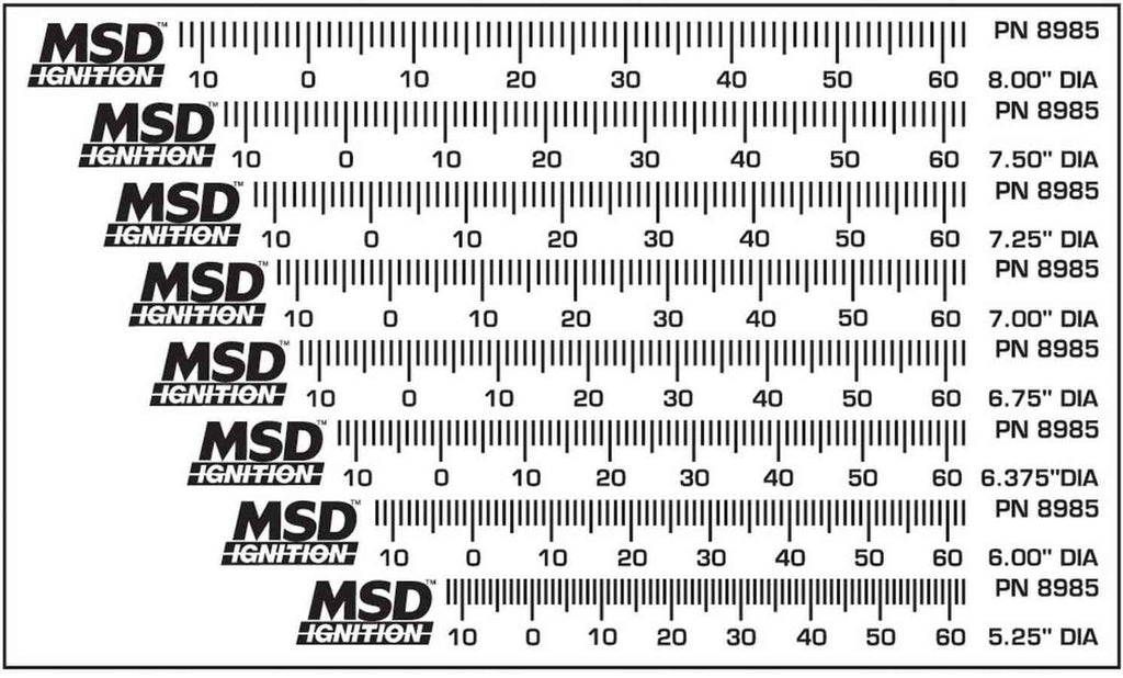 MSDTiming Tape Kit - Universal (8)