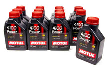 Load image into Gallery viewer, Motul4100 Power 15W50 Oil Case 12x1 Liter