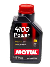 Load image into Gallery viewer, Motul4100 Power 15W50 Oil 1 Liter