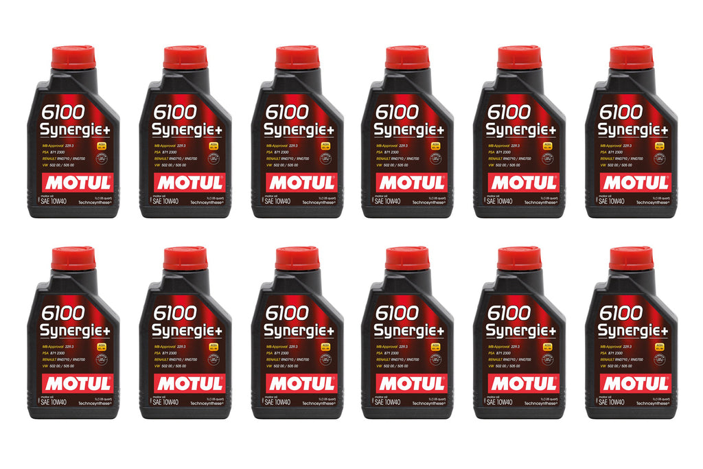 Motul6100 Synergie 10w40 Oil Case/12-Liter