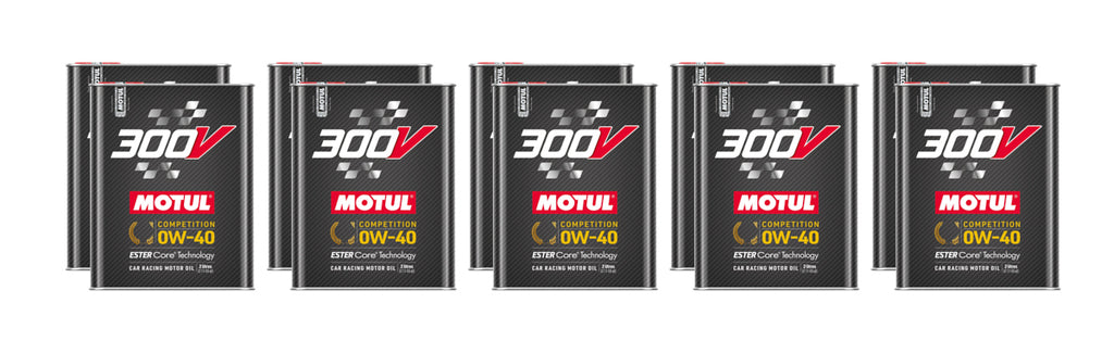 Motul300V Competition Oil 0w40 Case 10 x 2 Liter