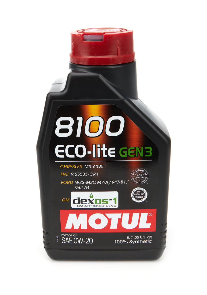 Motul8100 Eco-Lite Gen3 0w20 1 Liter