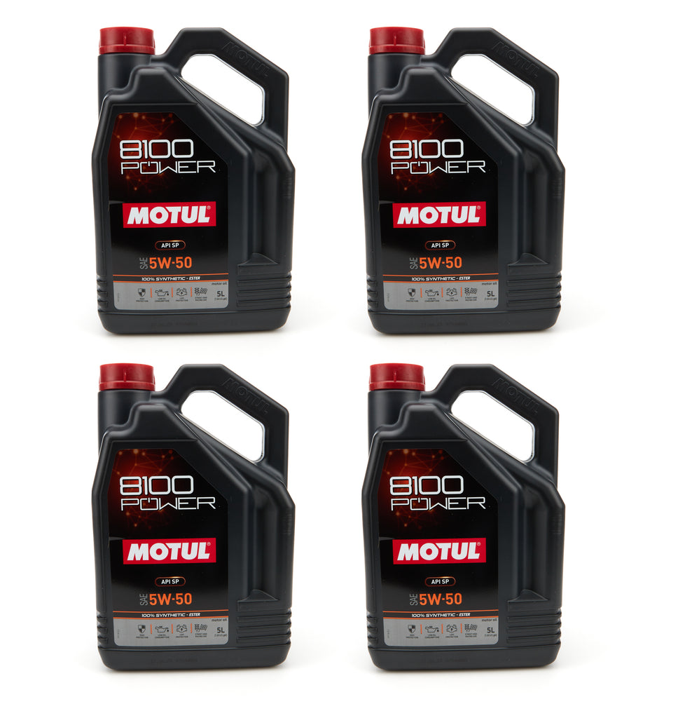 Motul8100 Sport Power 5W-50 Case 4 x 5 Liter