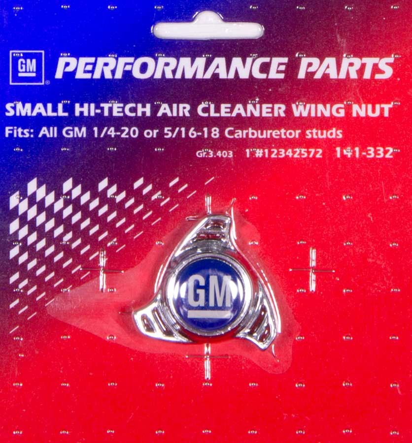 ProformAir Cleaner Center Nut- Small Hi Tech GM Logo