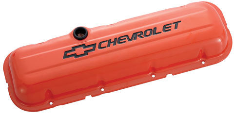 ProformBBC Valve Covers Stamped Chevrolet and Bowtie