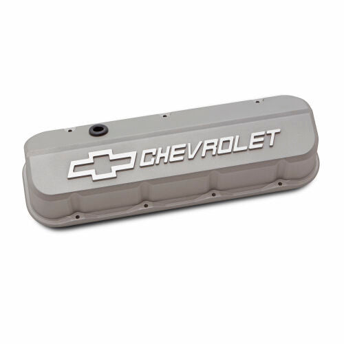 ProformSlant Edge Valve Covers BBC Cast Gray Crinkle