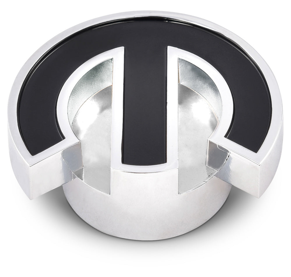 ProformMopar Deluxe Air Cleaner Nut Chrome w/Blk Emblem