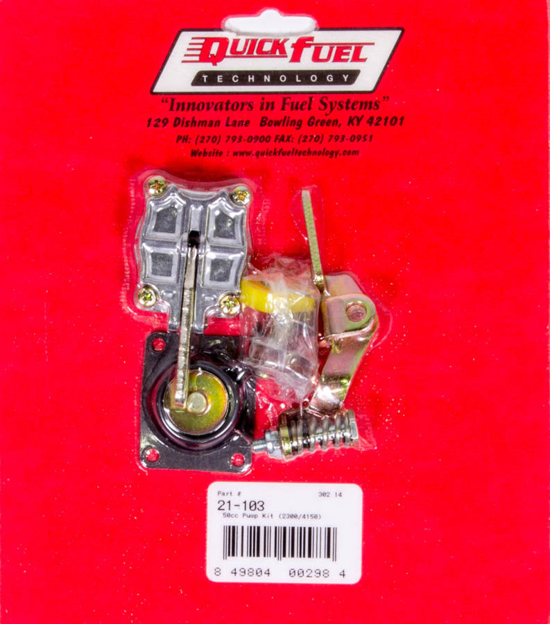 Quick Fuel TechnologyAccelerator Pump Kit - 50cc (2300-4150 styles)