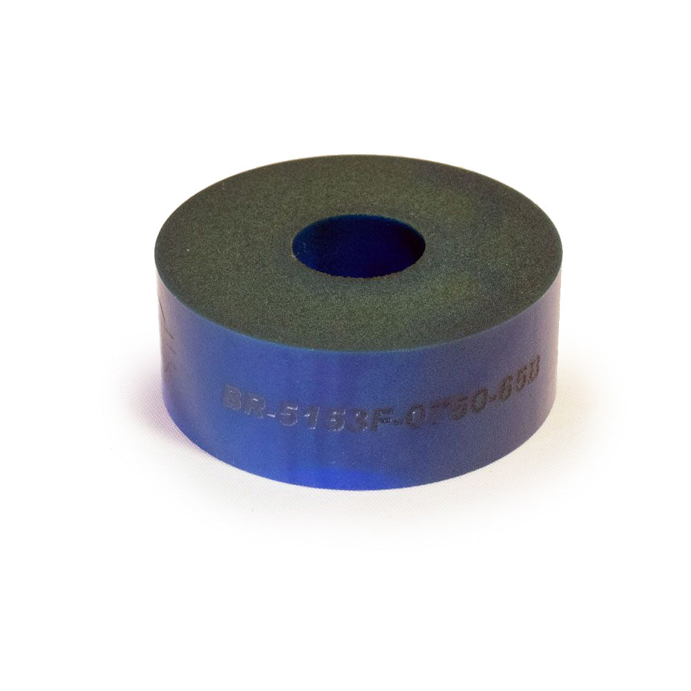 RE SuspensionBump Rubber .750in Thick 2in OD x .50in ID Blue