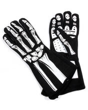 Load image into Gallery viewer, RJSSingle Layer White Skeleton Gloves X-Small