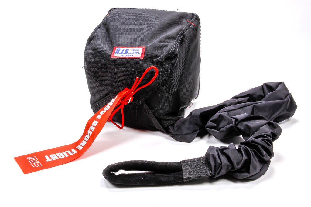 RJSChampion Chute W/ Nylon Bag and Pilot Black