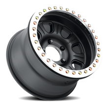 Load image into Gallery viewer, Aluminum Wheels 17x9.5 Monster Beadlock RT231 Machined Face Black -32 Offset 5 on 139.7 Bolt Pattern 107.95 Bore Raceline