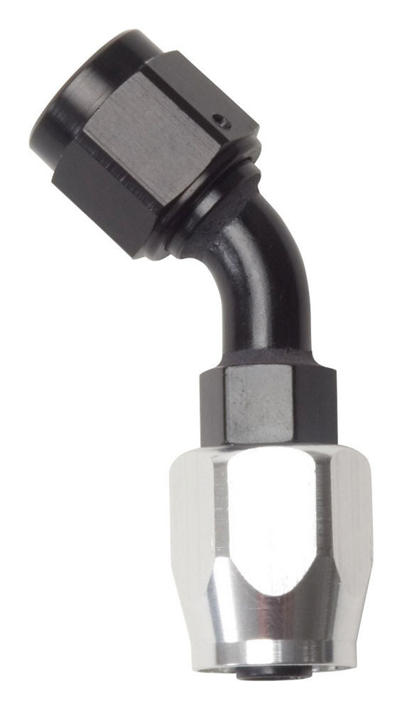 Russell#12 45 Deg Hose End Black