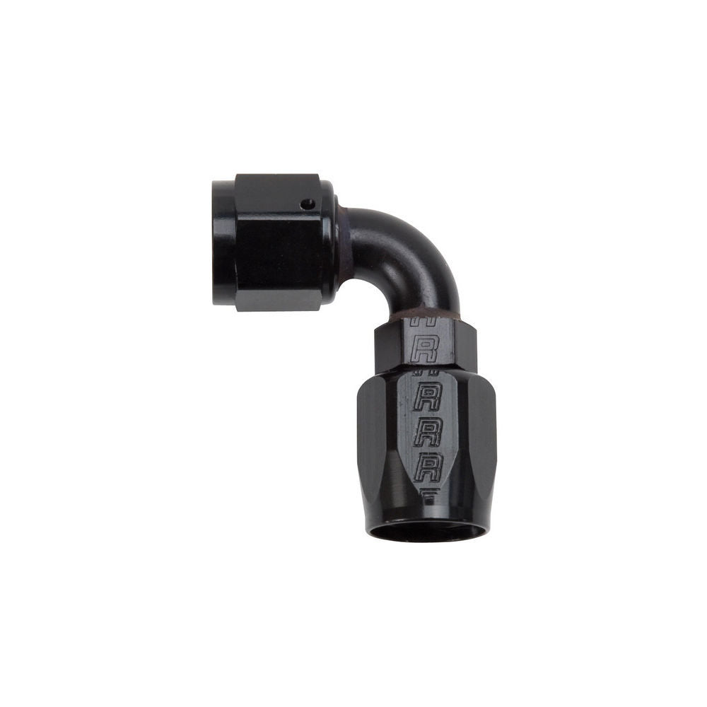 Russell#8 90 Deg Hose End Black