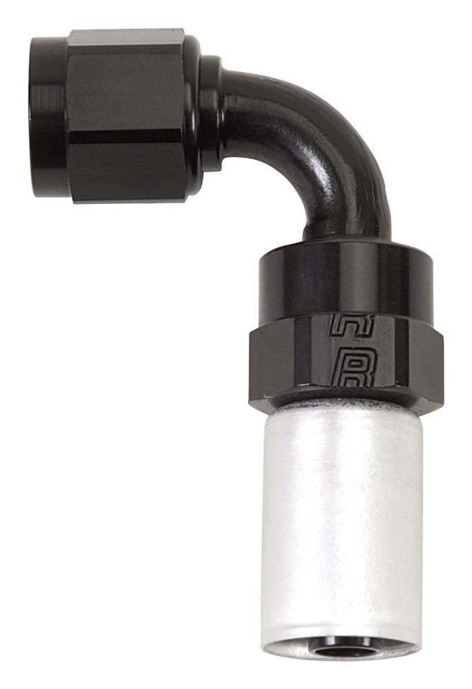 Russell#6 90 Deg Hose Fitting P/C Crimp-On