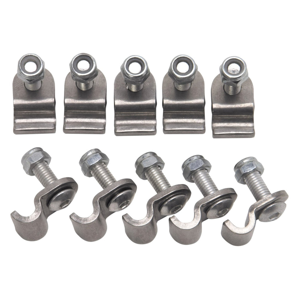 Russell3/16in SS Brake Line Clamps - 12pk