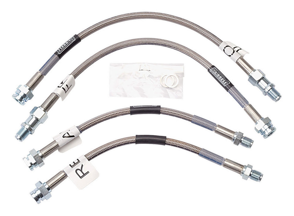 RussellS/S Brake Line Kit 63-82 Corvette