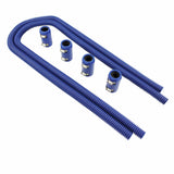 3/4 In Dia 44 In Length Blue Stainless Steel Includes Two Stainless Steel Hoses/