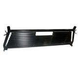 Round Tube Louver Without Rear Cab Window Cut Out Powder Coated Black Steel