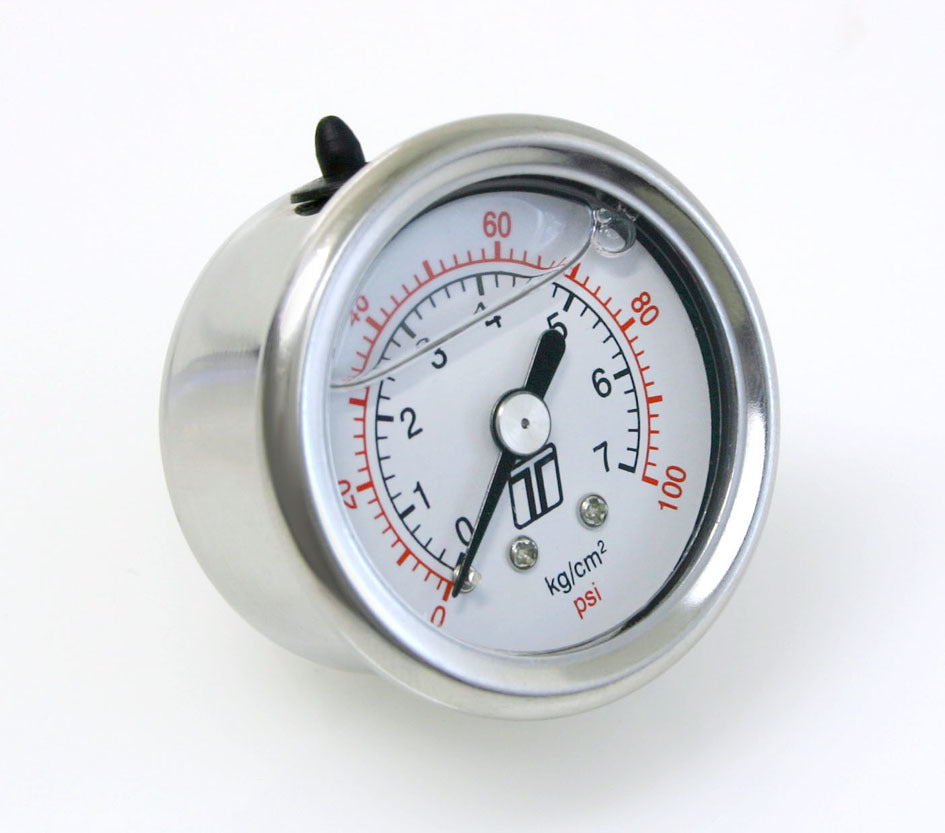 TurbosmartFuel Pressure Gauge 0-100 PSI Liquid Filled