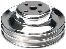 Load image into Gallery viewer, Trans-Dapt Performance65-66 Ford 289 Water Pump Pulley Chrome 2 Grv