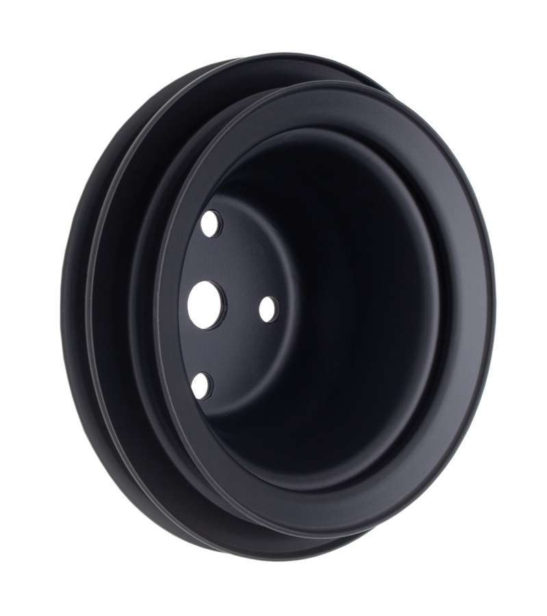 Trans-Dapt PerformanceBBC LWP Water Pump Pulley 2 Groove Black