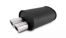 Load image into Gallery viewer, Vibrant PerformanceStreetpower Flat Black Oval Muffler 2.5in Inlet