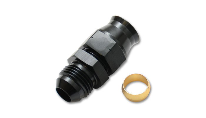 Vibrant PerformanceTube to Male AN Adapter with Brass Olive Inserts