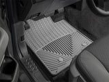 All Weather Floor Mats; Gray; Rear;