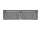 All Weather Floor Mats; Gray; Rear;